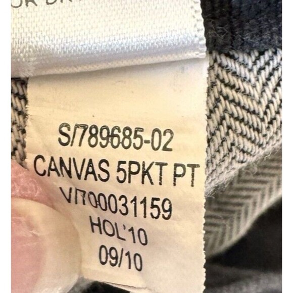 Banana Republic Denim Jeans Men's Size 31Wx30L Straight Fit Black Medium Wash - Picture 12 of 13